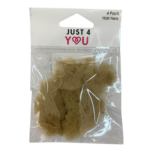HAIR NETS PK4 BLONDE