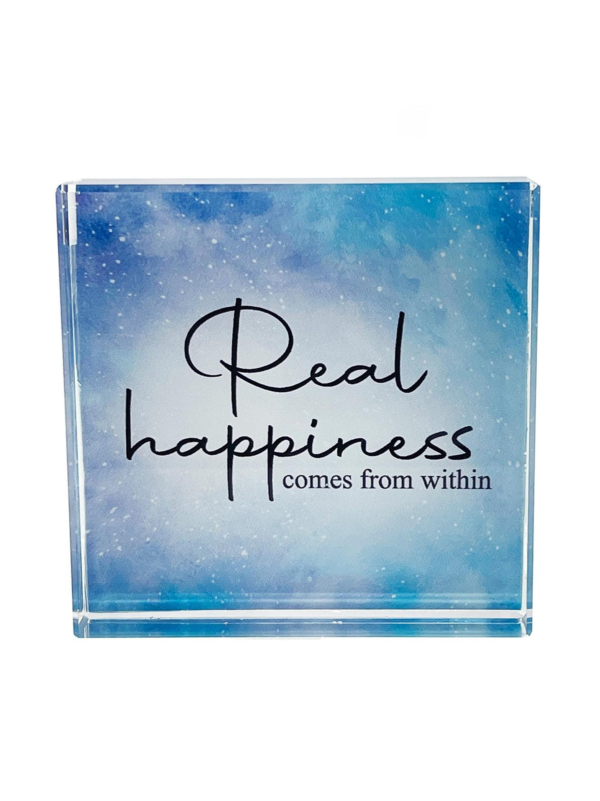 CRYSTAL BLOCKS REAL HAPPINESS