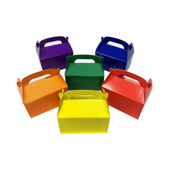 TREAT BOXES MULTICOLOUR 6PC