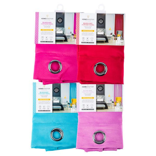 CURTAIN BLOCK OUT BRIGHT CLRS 137X213CM