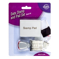 STAMP DATE & PAD SET