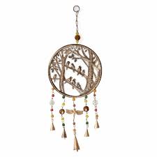 HANGING BIRDS ON BRANCHES W/DRAGON
