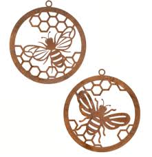 BEE DBL RING CORTEN ASST