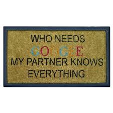 GOOGLE COIR MAT 40X70CM