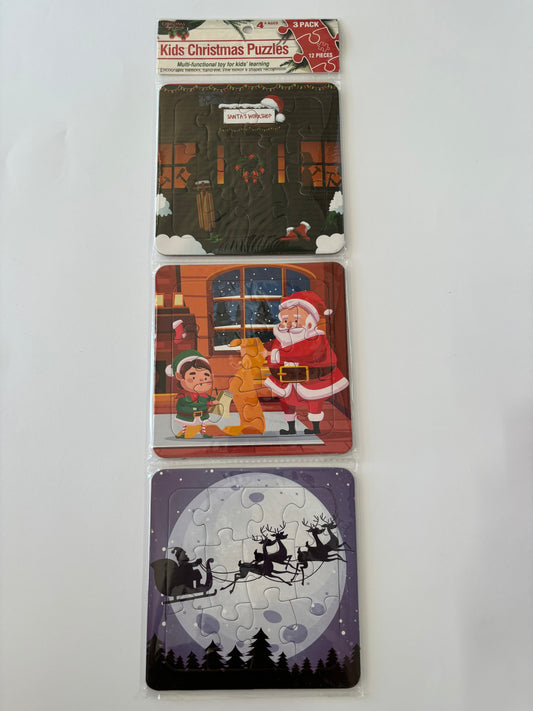 XMAS TOY PUZZLE 3PK