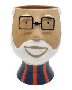 PLANTER GRANDPA W/GLASSES