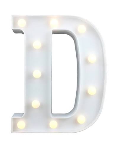 LIGHT LETTER D