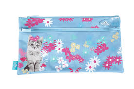 PENCIL CASE RECT Z ZIP MISS MEOW
