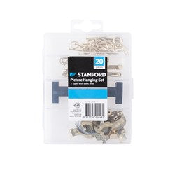 PICTURE HOOKS 20PC W/LEVEL