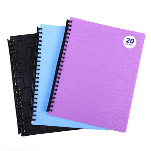 DISPLAY BOOK A4 20 POCKETS