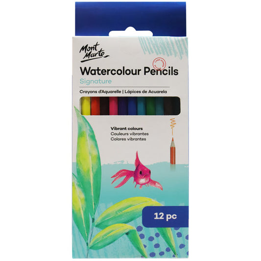 WATERCOLOUR PENCILS 12PC