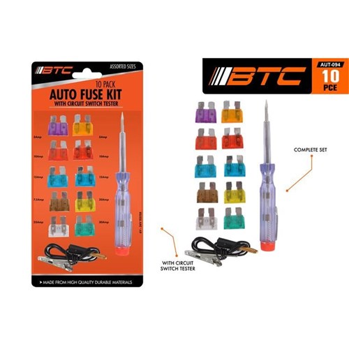 CAR FUSE SET W/TESTER