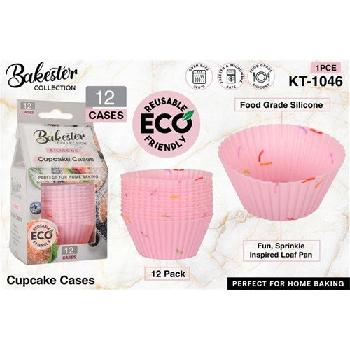 SILICONE CUPCAKE CASES 12PK