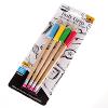 HB PENCILS SOFT GRIP 4PK