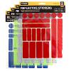 REFLECTIVE STICKERS ADHESIVE 21PC ASST