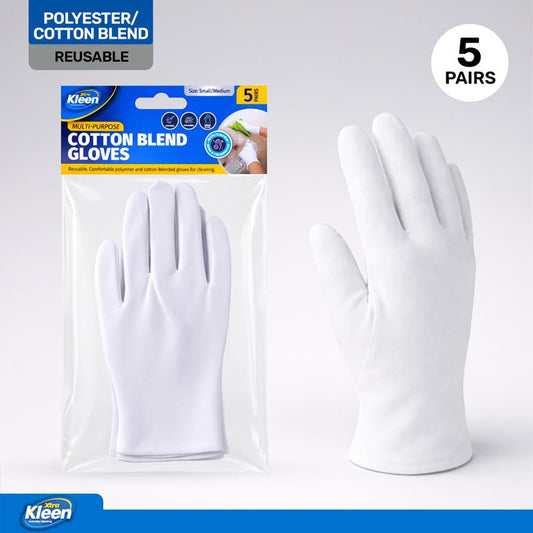 GLOVES COTTON 5PK