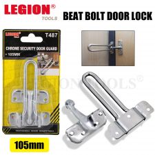 SECURITY DOOR GUARD CHROME 105MM
