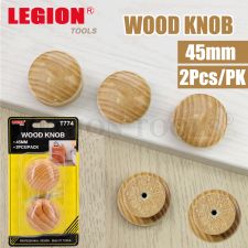 WOOD KNOB 45MM 2PC