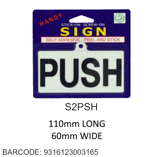 SIGNS SMALL PUSH