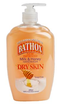 HAND WASH 600ML BATHOX MILK/HONEY