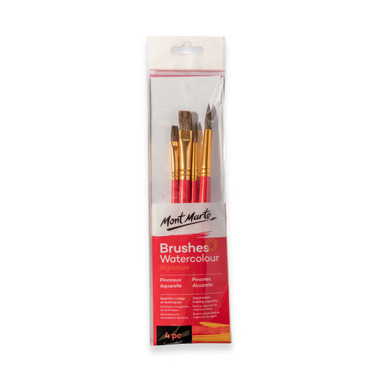 GALLERY SERIES BRUSH SET WATERCOLOUR 4PC