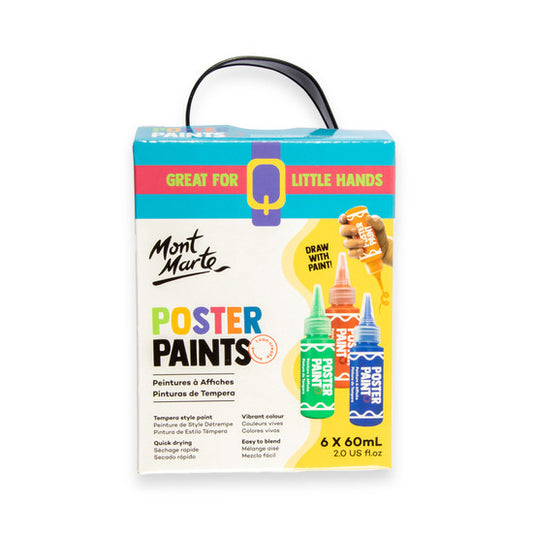 POSTER PAINT 6PC X 60ML MM