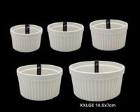 RAMEKIN WHITE LGE 14.5X7CM