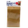 RESEALABLE BAGS ECO 15X24.5CM 6PK
