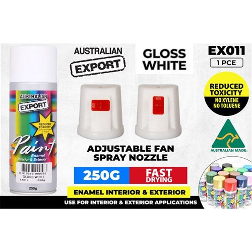 SPRAY PAINT EXPORT WHITE GLOSS