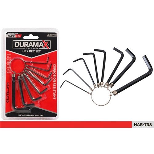 HEX KEY WRENCH SET 8PC
