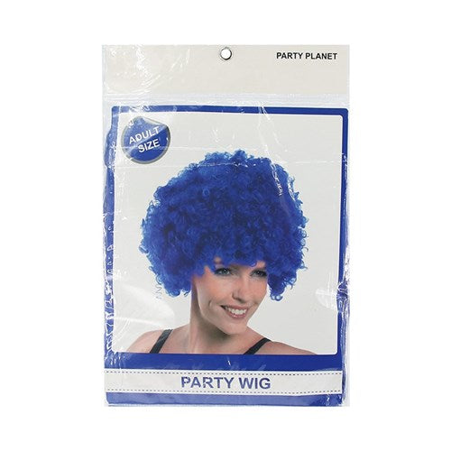 WIG AFRO BLUE