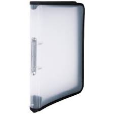 BINDER ZIPPER CLEAR