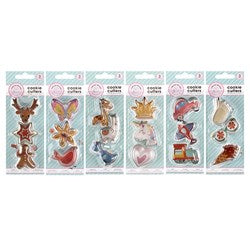 COOKIE CUTTERS 3PC ASST SHAPES
