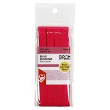 BIAS BINDING 25MM X 3M 24 RED