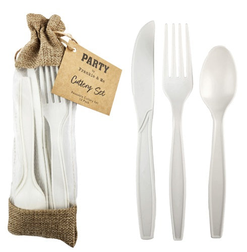 CUTLERY SET 12PK NATURAL