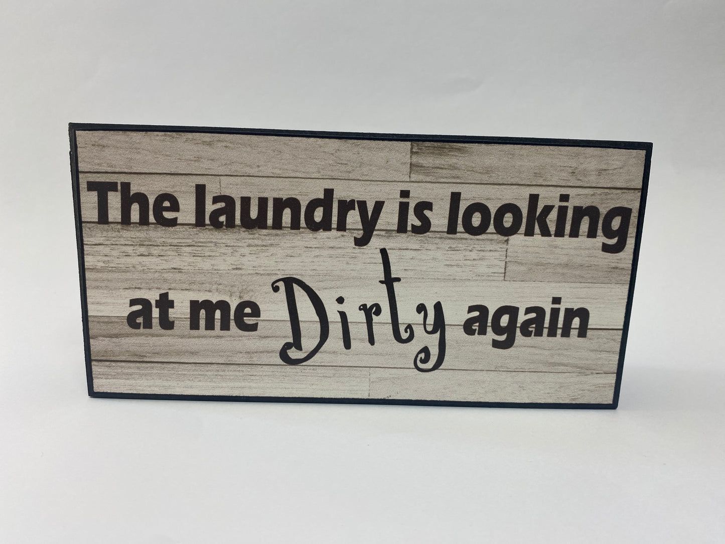 LAUNDRY PLAQUE 20CM