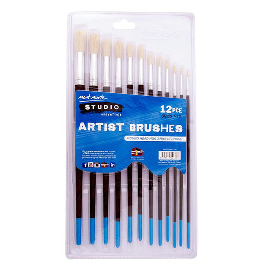 ARTIST BRUSHES SILVER SERIES 12PC RND
