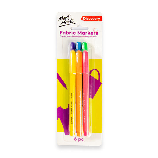 FABRIC MARKERS 6PC