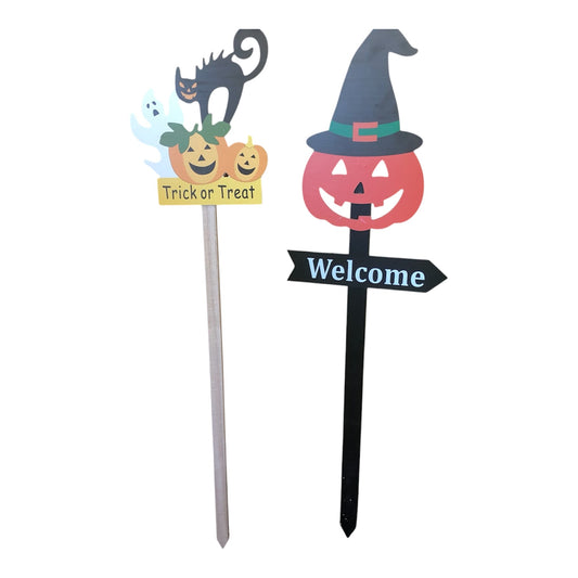HALLOWEEN GARDEN STAKE 80X20CM