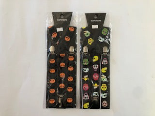 HALLOWEEN SUSPENDERS ASST
