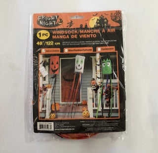 HALLOWEEN WINDSOCK 122CM ASST