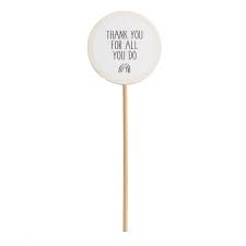PLANT MESSAGE HOME GROWN THANK YOU