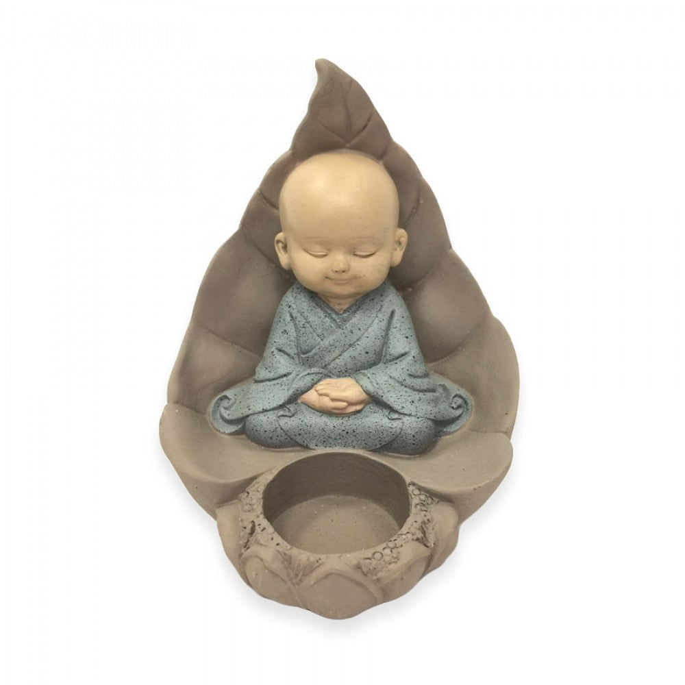 BUDDHA T-LIGHT HOLDER 13.5CM