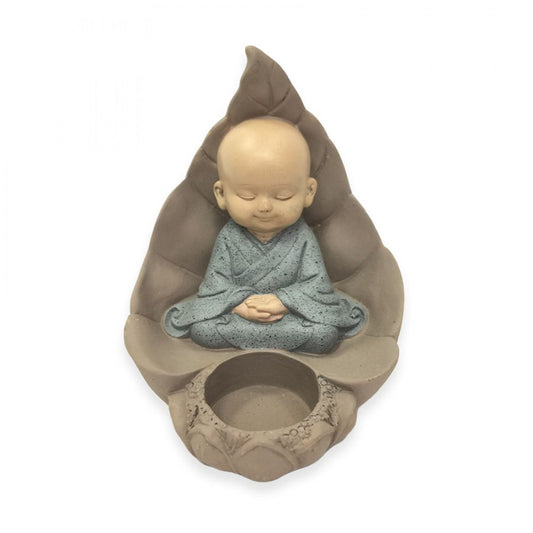 BUDDHA T-LIGHT HOLDER 13.5CM