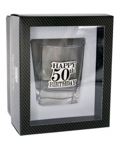SCOTCH GLASS 50TH BADGE