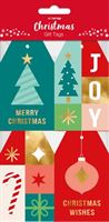 XMAS GIFT TAGS 20PK CONTEMPORY