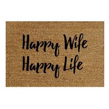 MAT LATEX COIR HAPPY WIFE 45X75CM