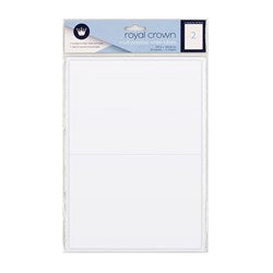 LABELS WHITE A4 2 PER SHEET 20PC
