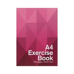 A4 EXERCISE BOOK 192PG