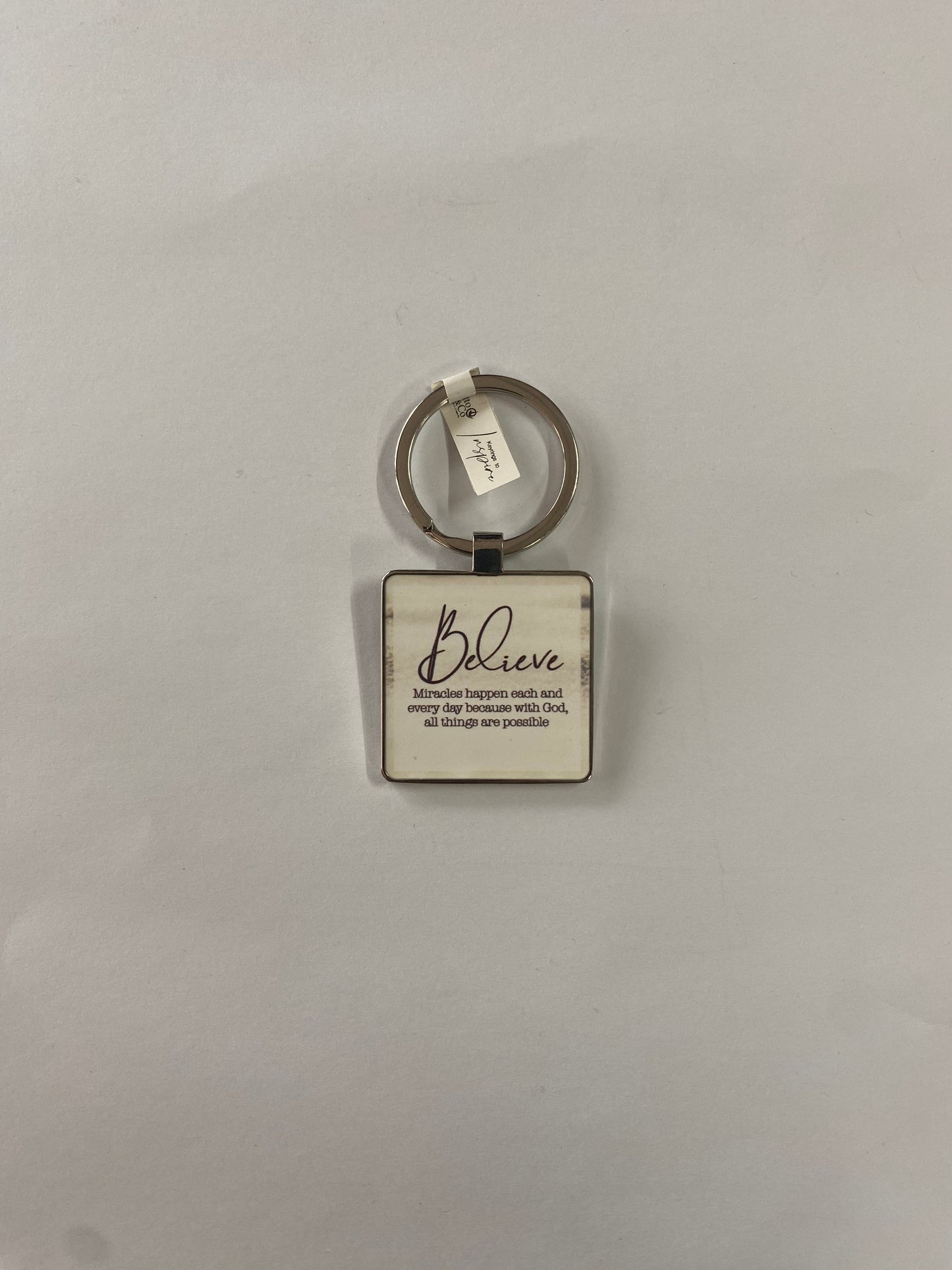 KEYRING TO INSPIRE BELIEVE